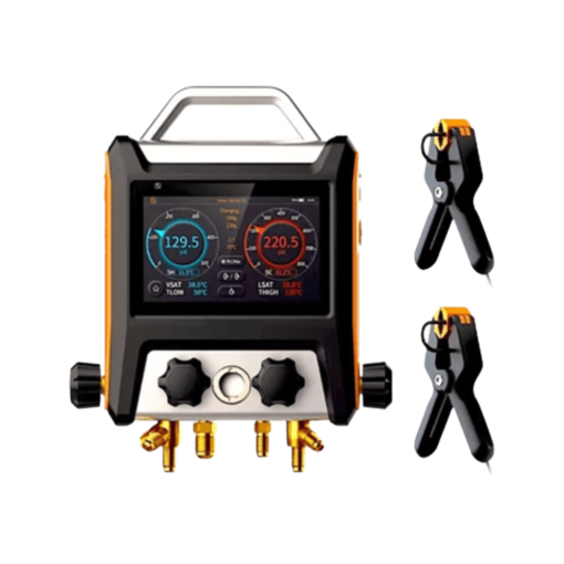 MS-4000 Manifold Digital Elitech c/Sondas Temp. 4 Manguers Full